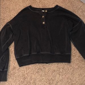 Dark grey thick long sleeve